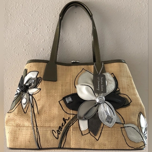 Coach Hamptons 10th Anniversary Kiss Lock Satchel